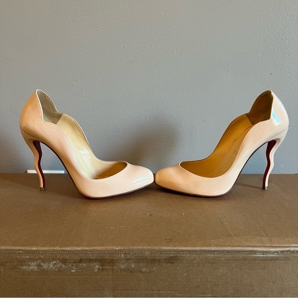 Christian Louboutin Baby Pink “Wawy Dolly 100mm” Stiletto Heels - Picture 3 of 11